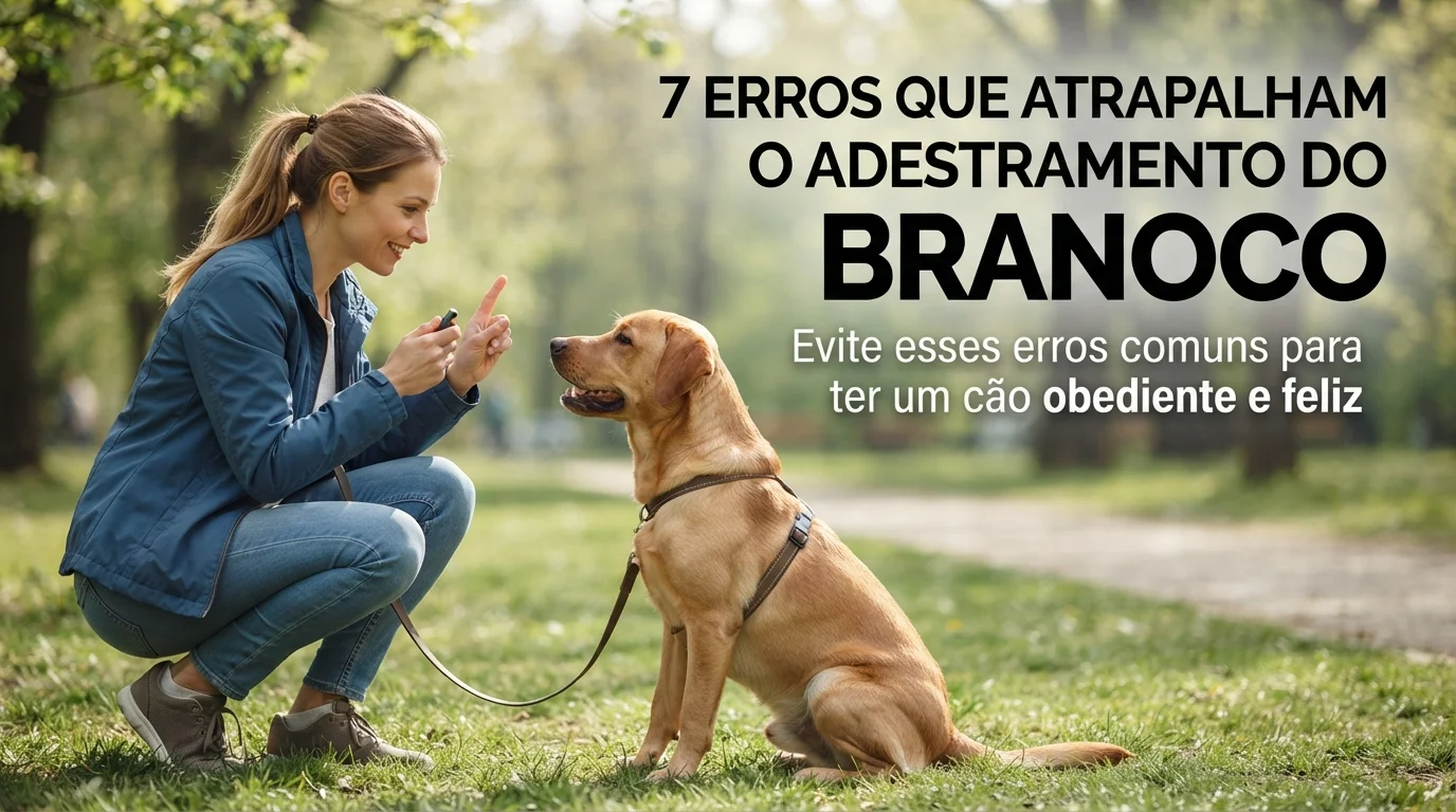 7 erros que atrapalham o adestramento do cachorro