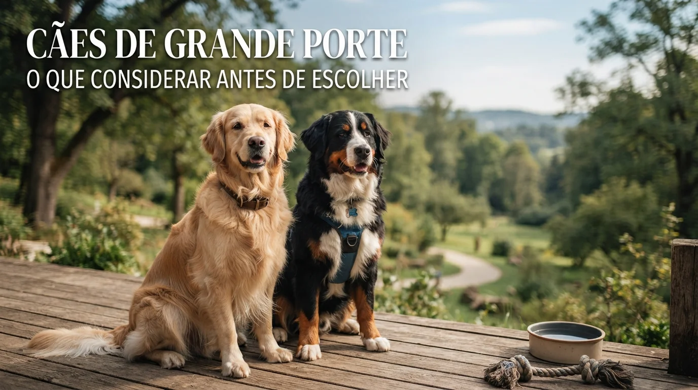 Cães de grande porte: o que considerar antes de escolher