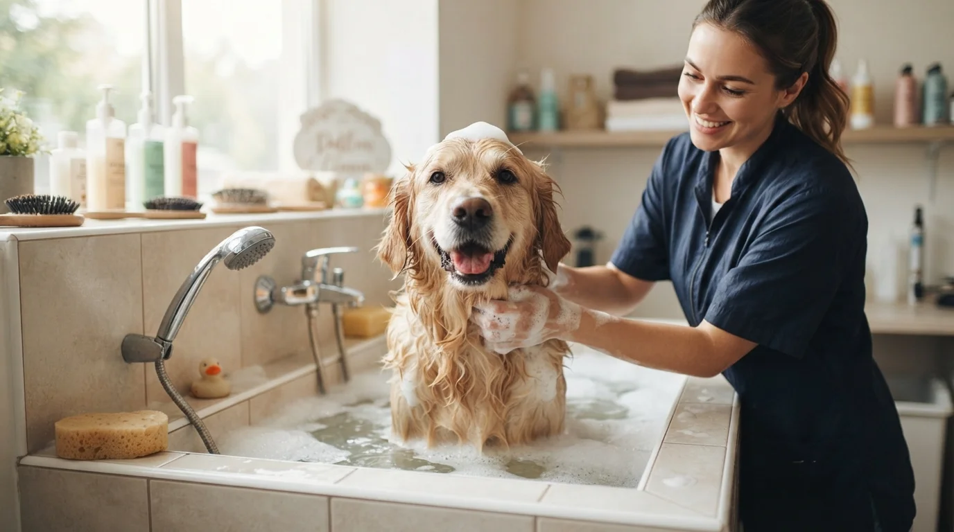 Com que frequência o cachorro precisa tomar banho?