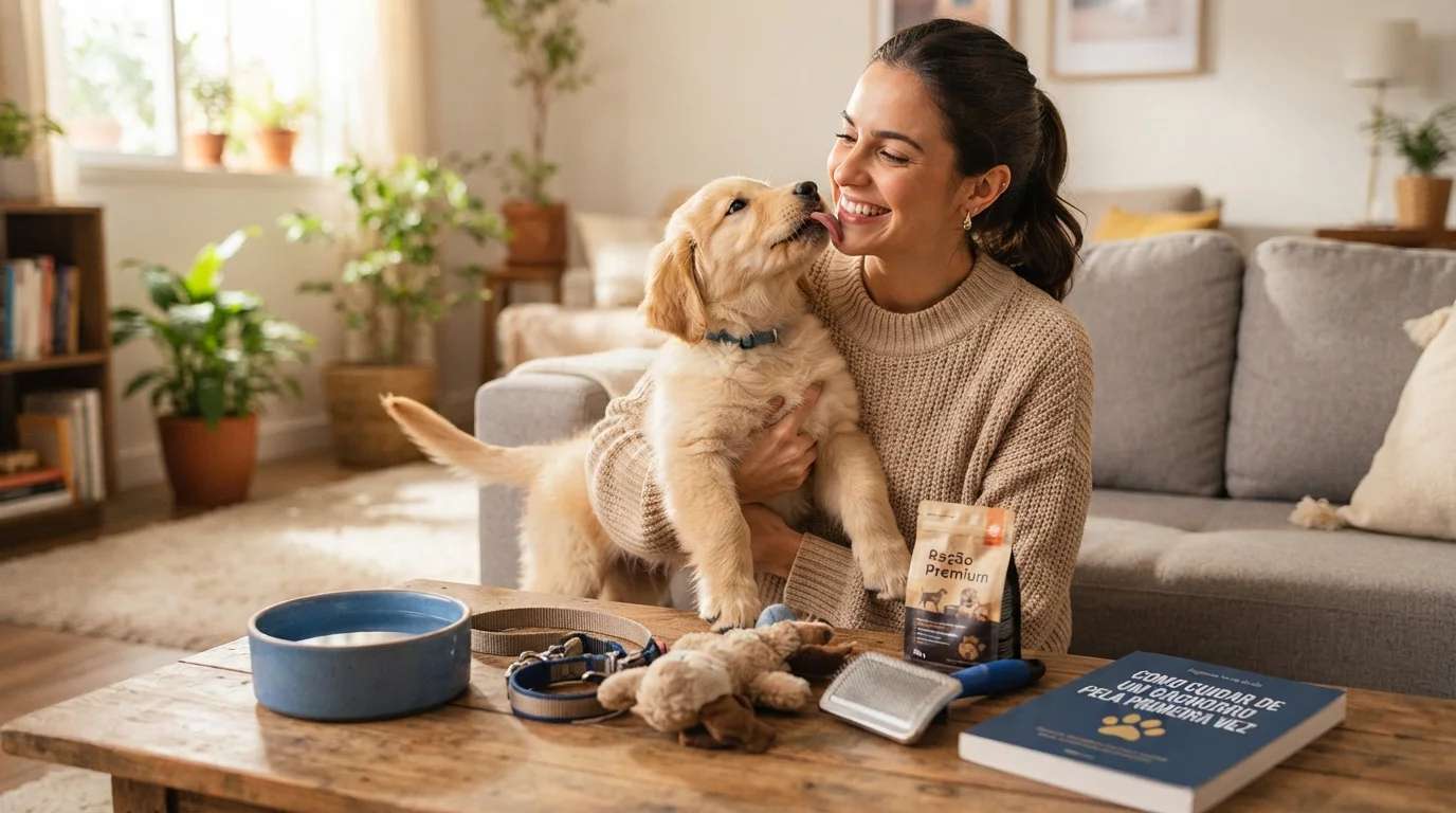 Como cuidar de um cachorro pela primeira vez