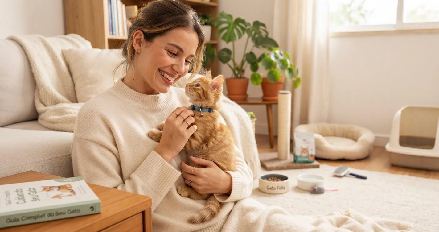 Como cuidar de um gato pela primeira vez