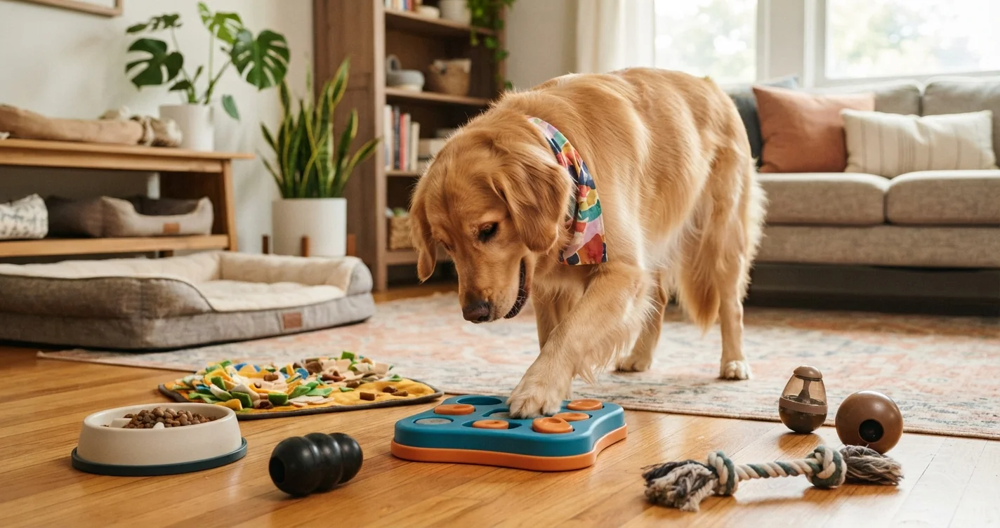 Como enriquecer o ambiente do seu cachorro em casa
