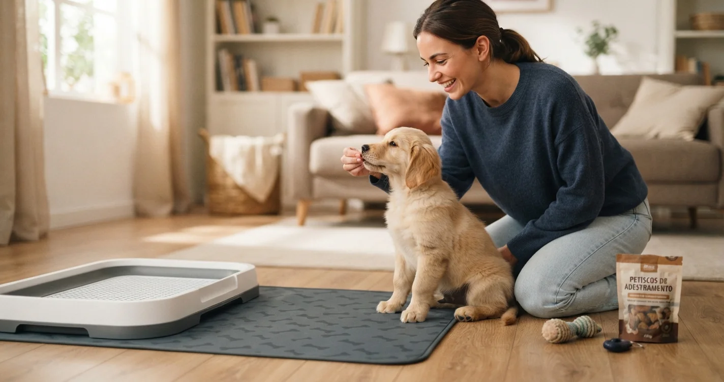 Como ensinar o cachorro a fazer xixi no lugar certo