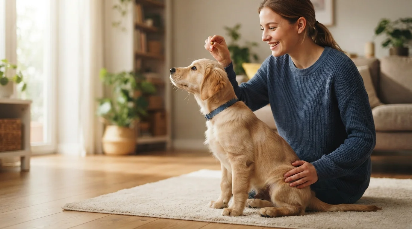 Como ensinar seu cachorro a sentar de forma simples
