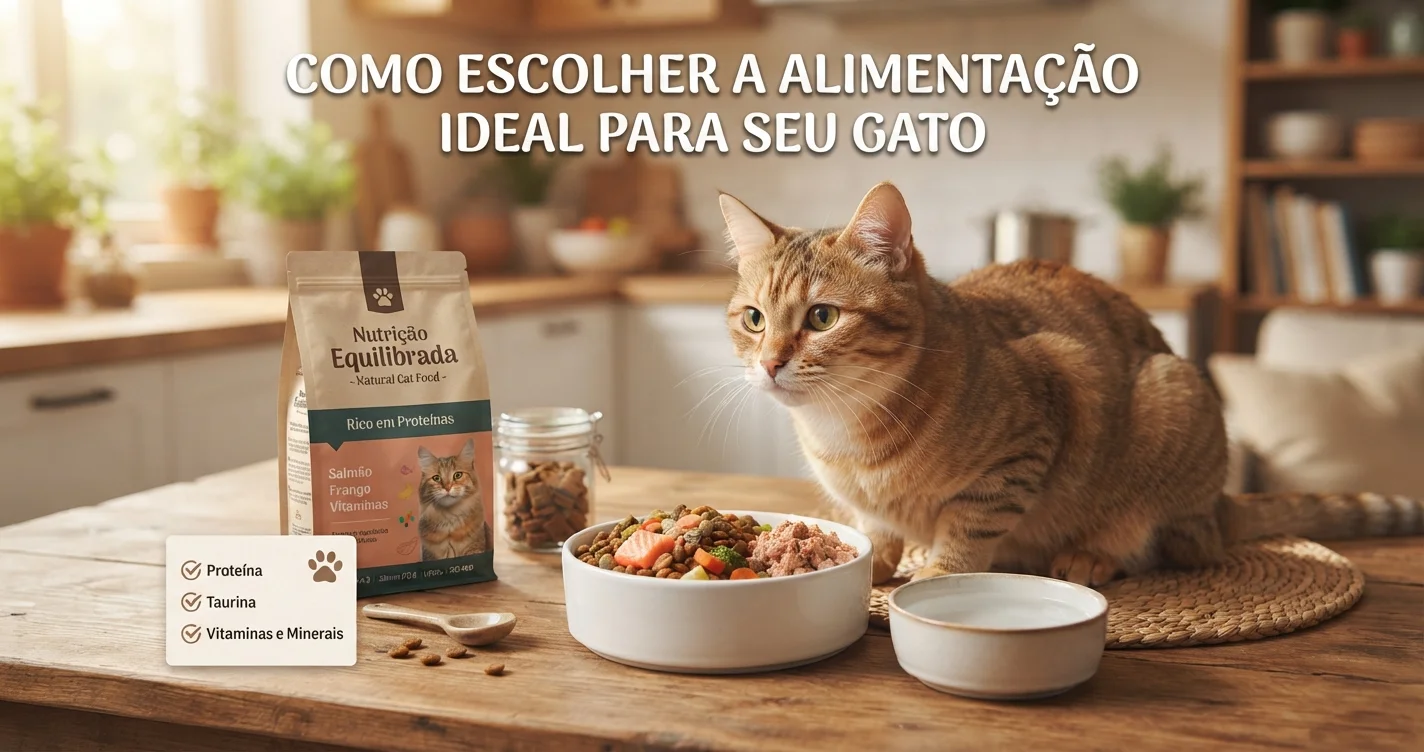 Como escolher a alimentação ideal para seu gato