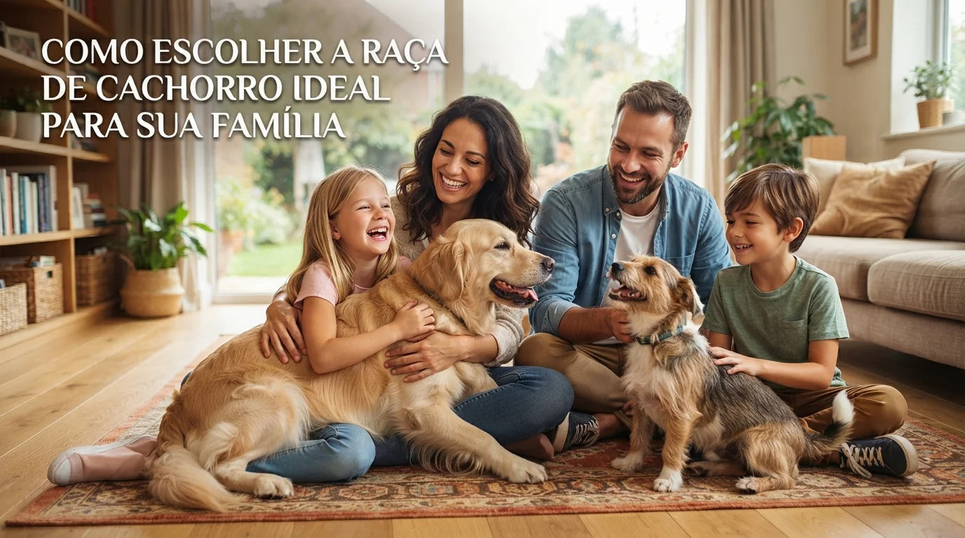 Como escolher a raça de cachorro ideal para sua família