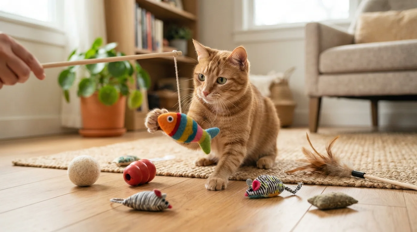 Como escolher brinquedos seguros para gatos