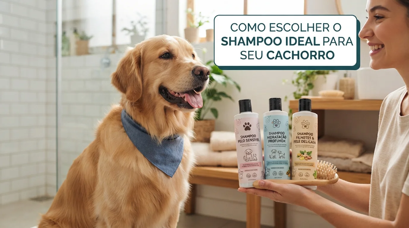 Como escolher o shampoo ideal para seu cachorro