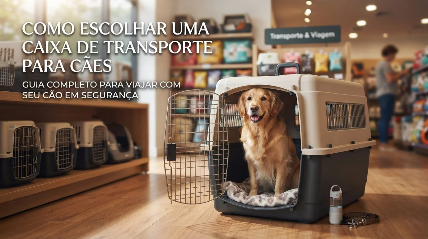 Como escolher uma caixa de transporte para cães