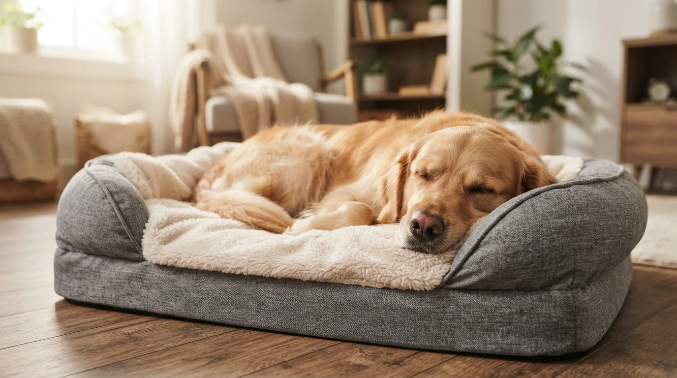 Como escolher uma cama confortável para seu cachorro