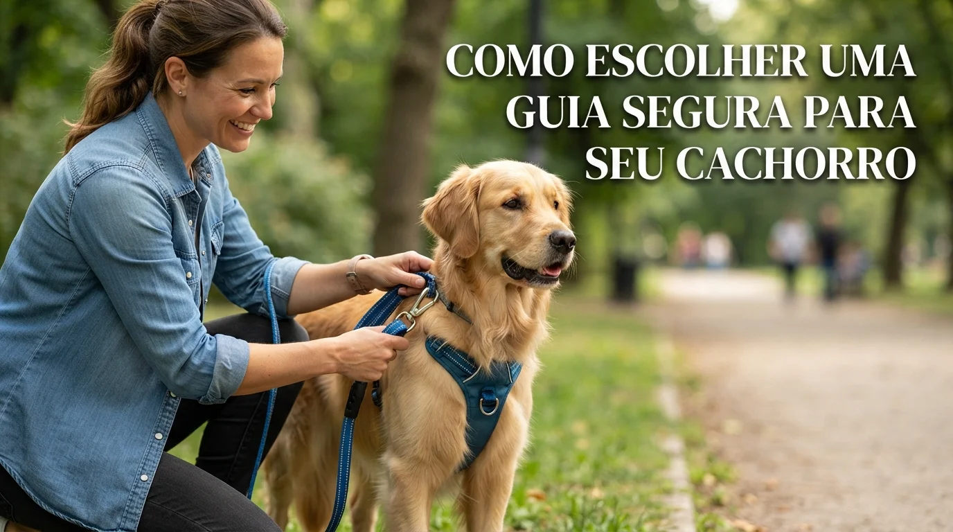 Como escolher uma guia segura para seu cachorro