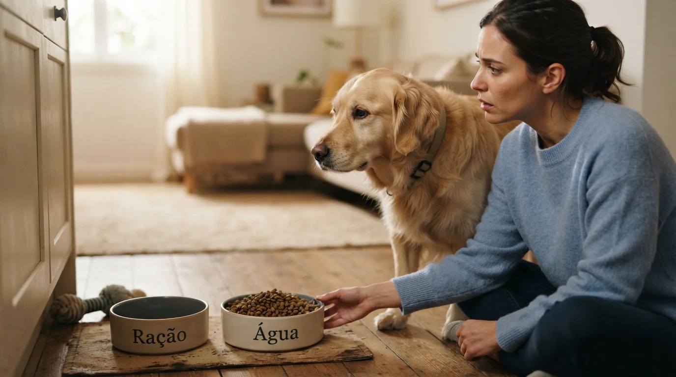Como identificar mudanças importantes no apetite do cachorro