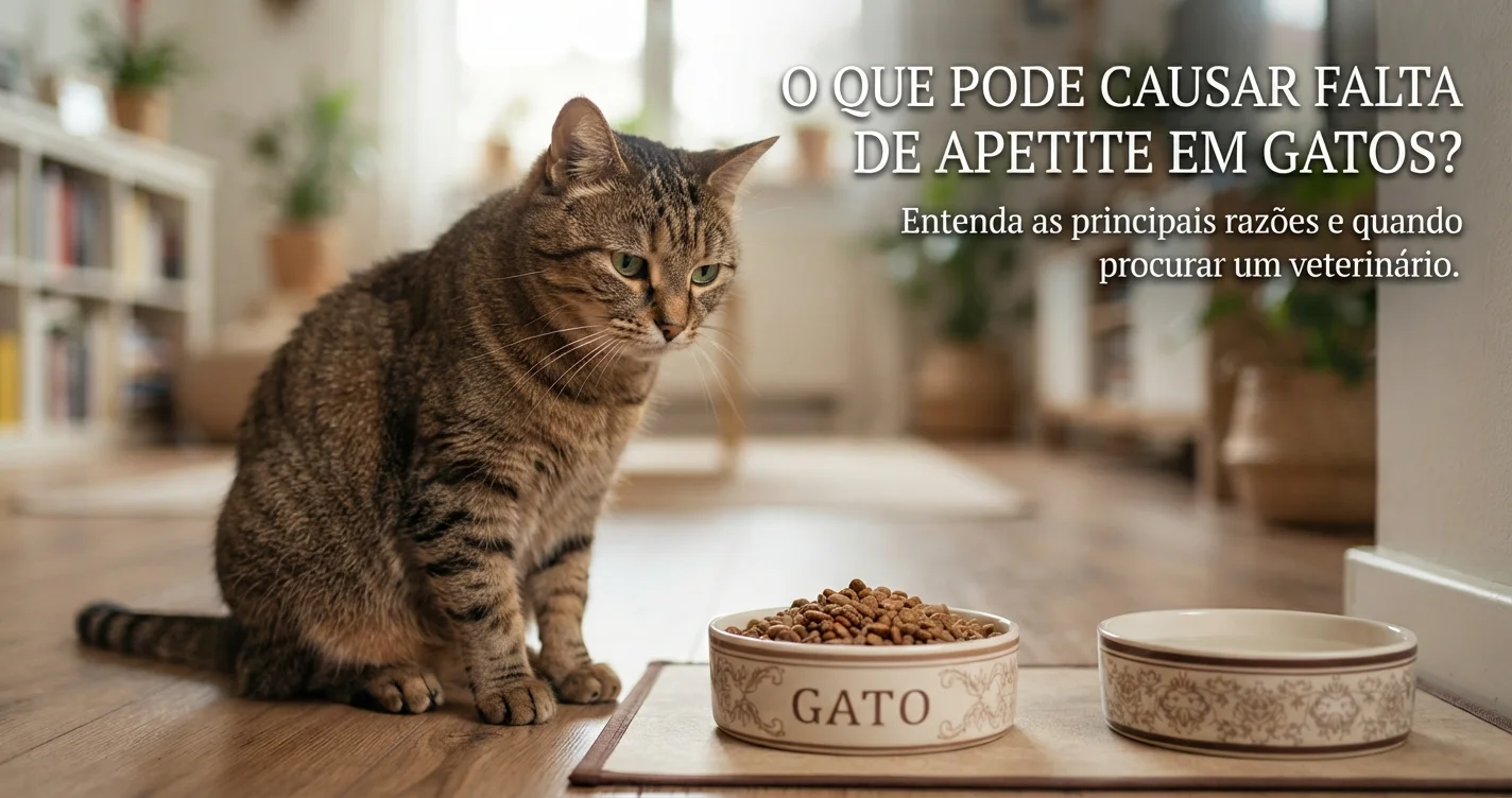 O que pode causar falta de apetite em gatos?