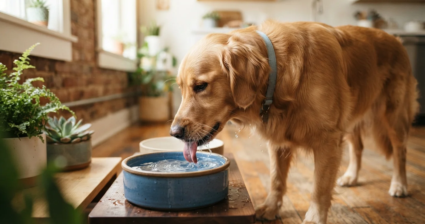 Por que meu cachorro está bebendo muita água?