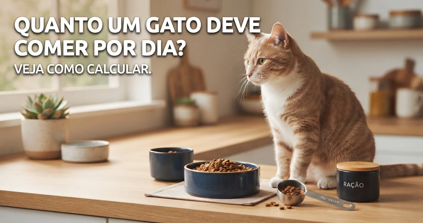 Quanto um gato deve comer por dia? Veja como calcular