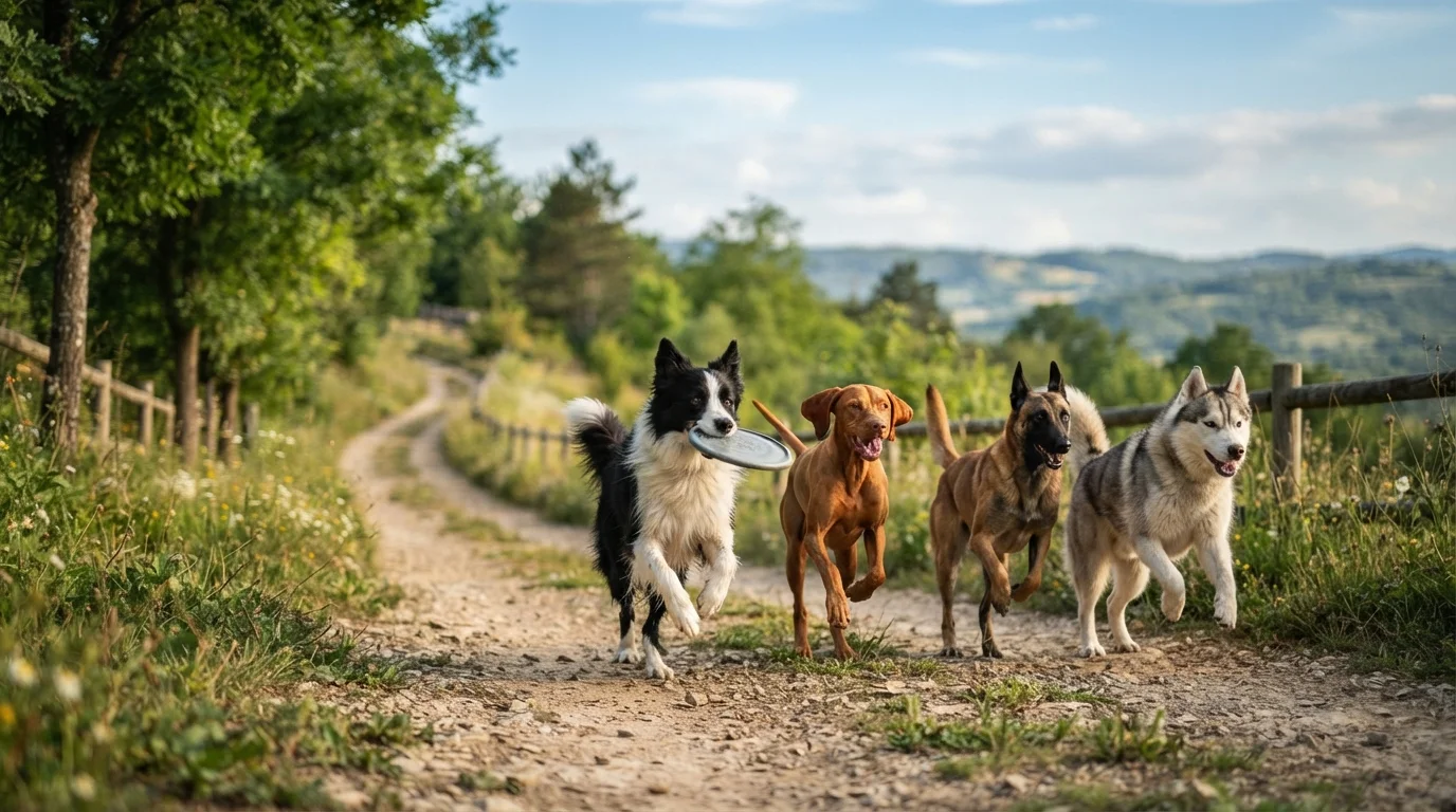 Raças de cachorro que costumam precisar de mais exercícios