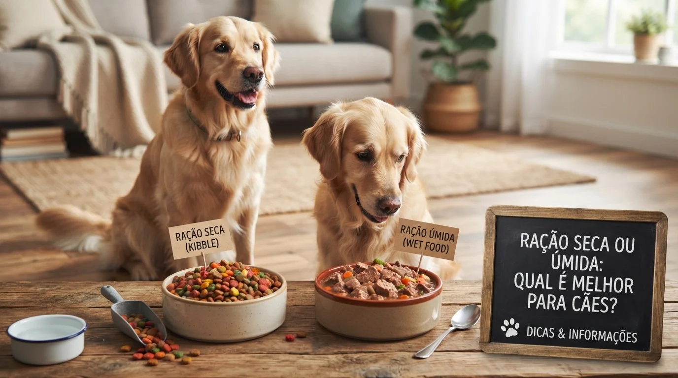 Ração seca ou úmida: qual é melhor para cães?